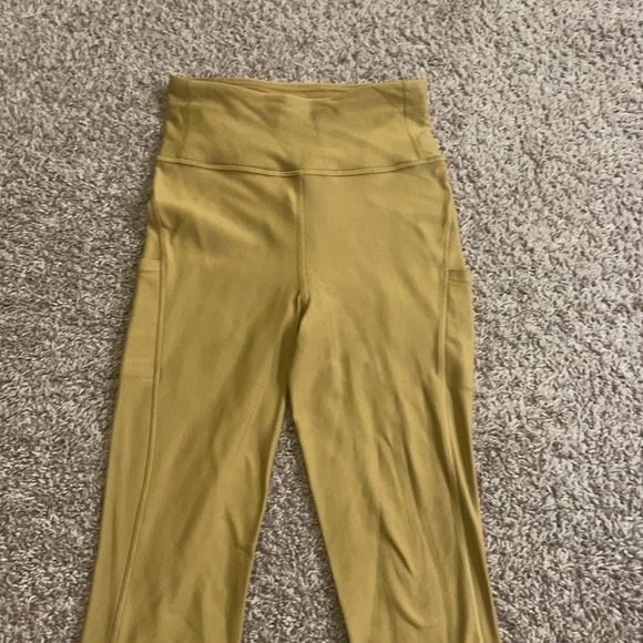Lululemon Auric Gold Instill Hr Tight 28” - Picture 2 of 7